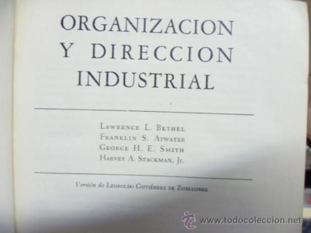 Organización y dirección Industrial