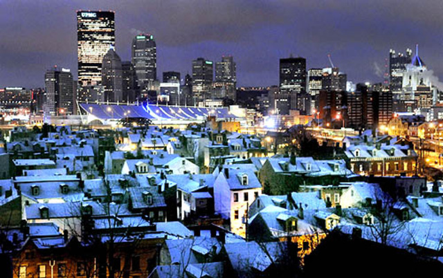Major Snowfall on Downtown Pittsburgh
