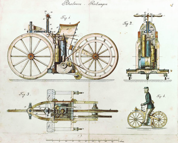 Gottlieb Daimler invented what is often recognized as the prototype of the modern gas engine