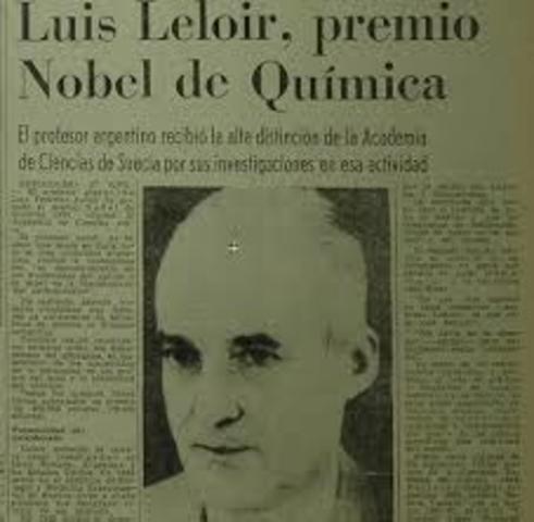 Luis Leoir gana premio Nobel