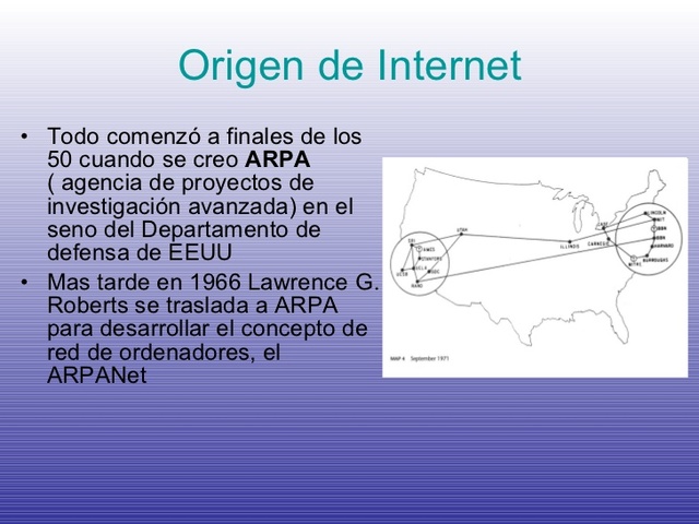 Crcimiento del ARPANET