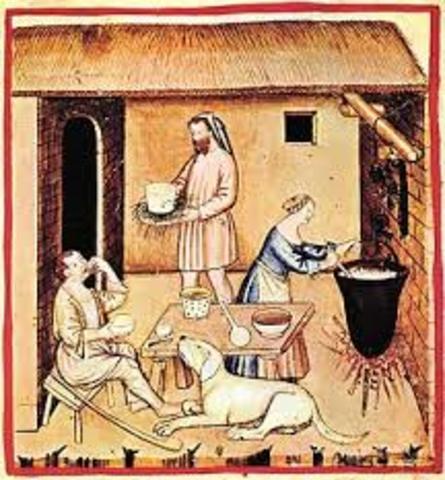 Los pueblos de china y medio oriente comienzan a utilizan enzimas para hacer queso a partir de la leche. (1000 a.c.)