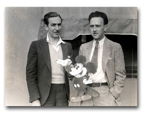 Walter Disney y Ubbe Iwerks
