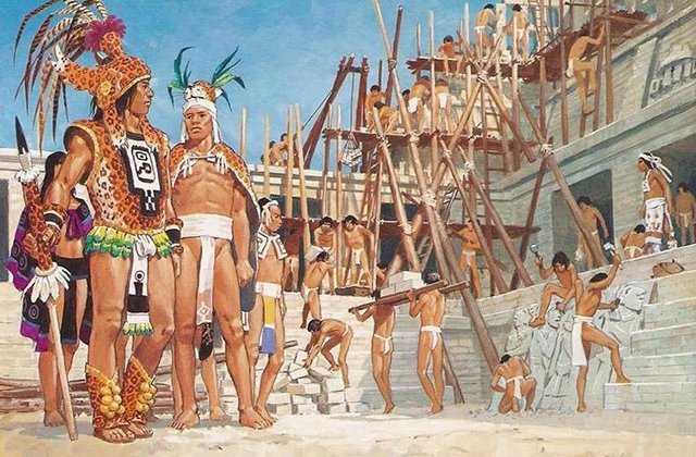 Construcción de Mayapán (Mayas)