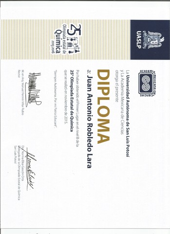 25° Olimpiada Estatal de Química