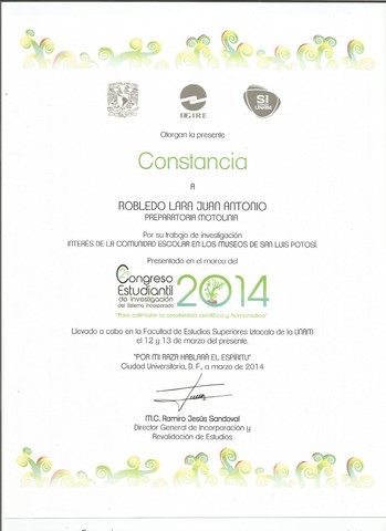 2° Congreso Estudiantil de Investigación del Sistema Incorporado.