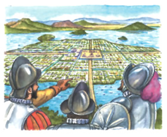 Llegada de los españoles a Yucatán (Mayas)