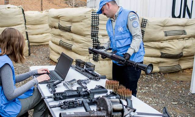 En Colombia, la guerrilla de las FARC inician proceso de entrega de armas a la ONU.
