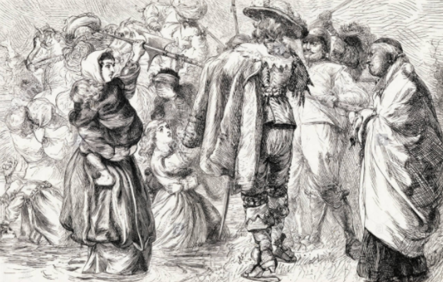 Irish Catholic and English Protestants