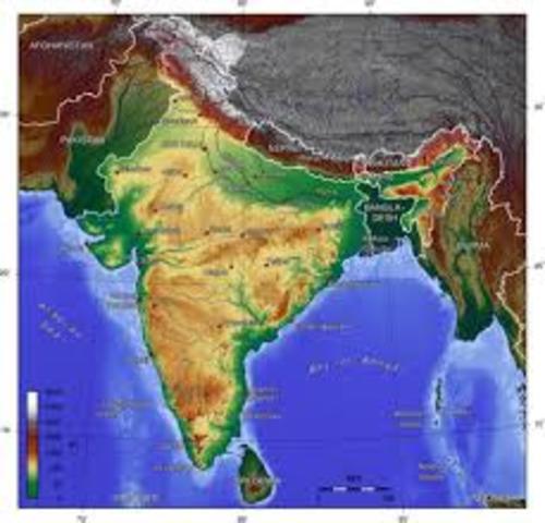 UBICACIÓN GEOGRÁFICA DE LA INDIA