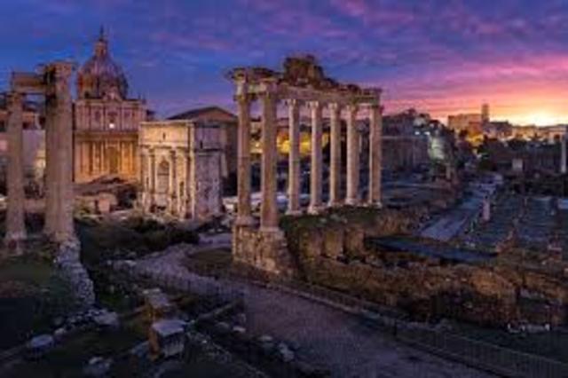 cuando inicio el imperio romano?