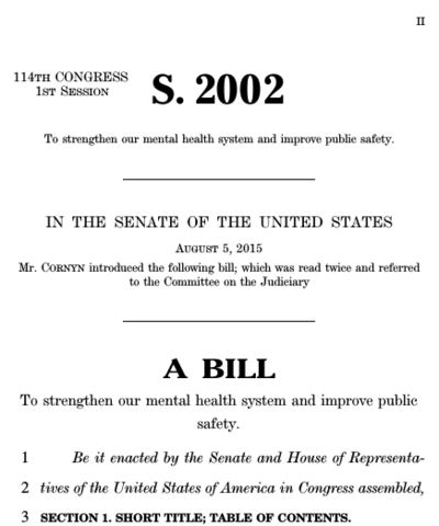 Mental Health Priorities