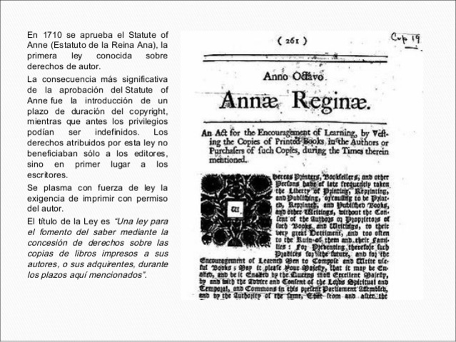 Estatuto de la reina Ana