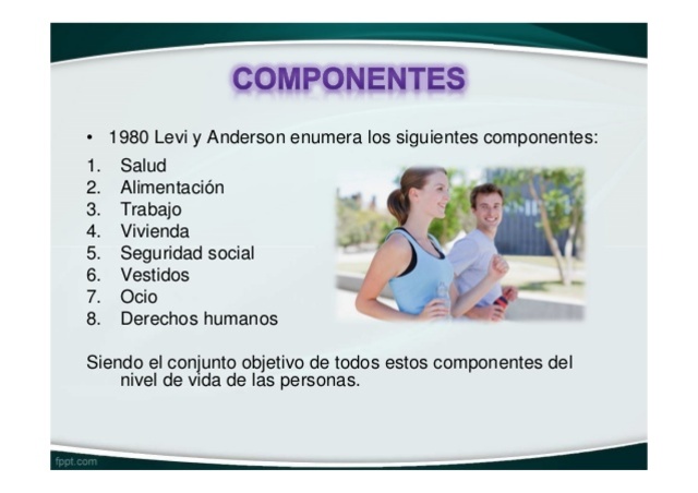 CALIDAD DE VIDA DE LEVY Y ANDERSON