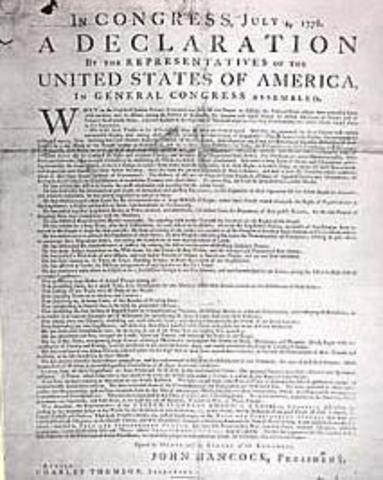 The Declaration of Independence