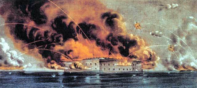 firing on fort sumter