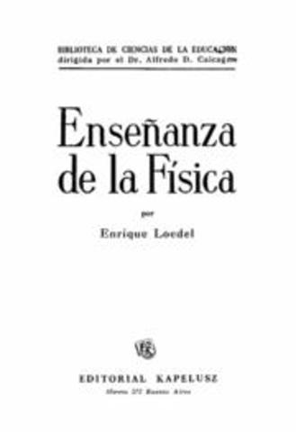1 libro destacado " Enseñanza de la Fisica"