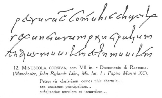 ESCRITURA CURSIVA ROMANA NUEVA