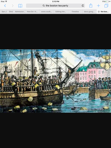 The Boston Tea Party