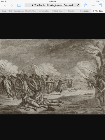 The Battle of Lexington and Concord
