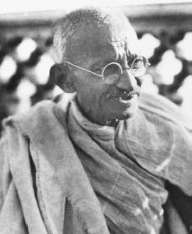 Mohandas Ghandi's Leadership of the INC