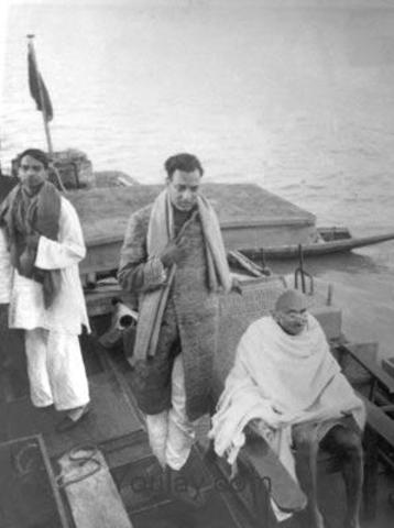 Ghandi's Travels Stressing Non-Violent Resistance