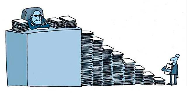 Teoría de la burocracia de la administración.