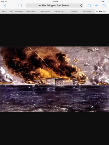 The Firing on Fort Sumter