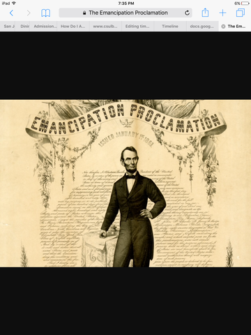 The Emancipation Proclamation