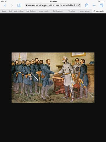 Surrender at Appomattox Courthouse