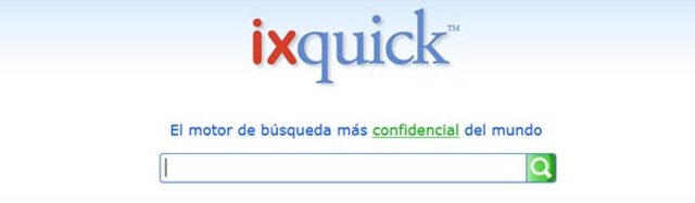 Buscador: Ixquick