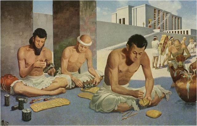 EDAD DE HIERRO. LA ESCRITURA