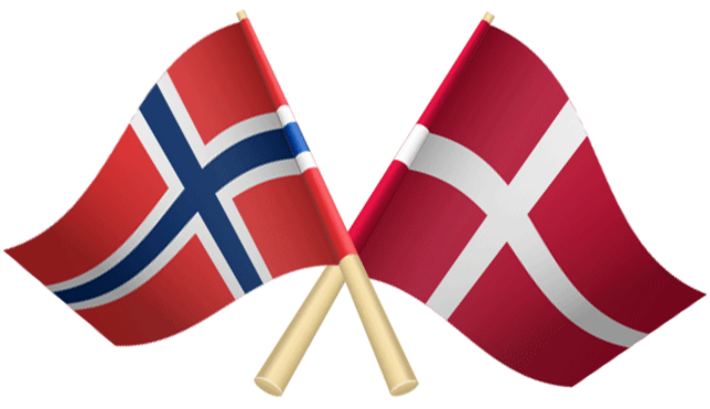 Norge blir underlagt av Danmark