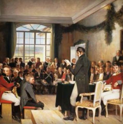 Norge med sin egen grunnlov og egen stat