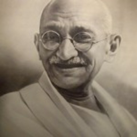 Gandhi's Travls Stressing Nonviolent Resistance