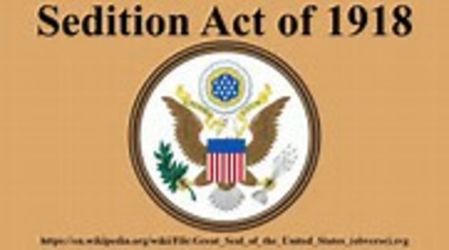 Espionage and Sedition Act
