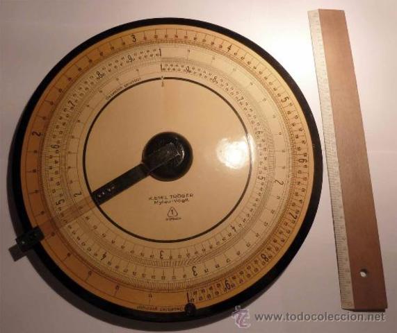 La regla circular de calcúlo