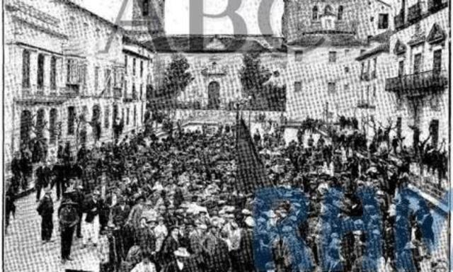 Manifestación contra la intervención norteamericana