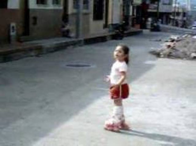 when I was 5 i used rollerblading,i couldn´t talking on phone and i slept bed early