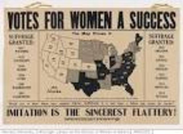 Women get the right to vote!
