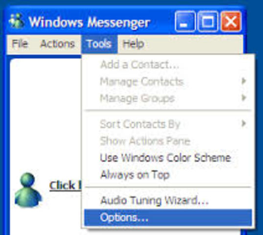 Windows Messenger is Launched