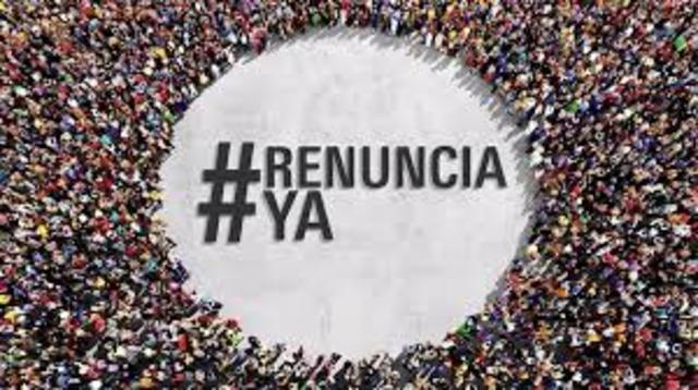 renuncia del presidente