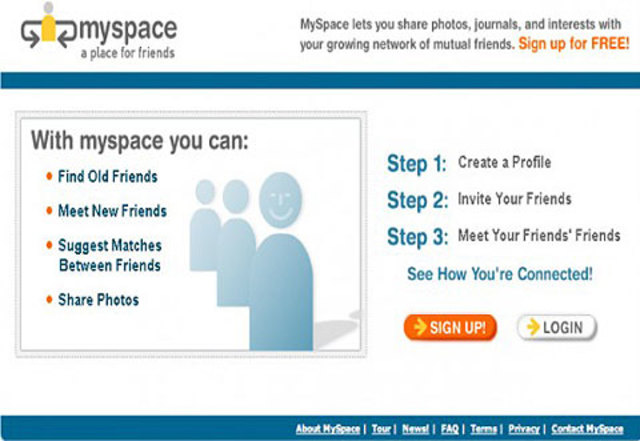 Myspace was launched