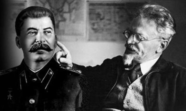 Disputa entre Trotsky e Stalin