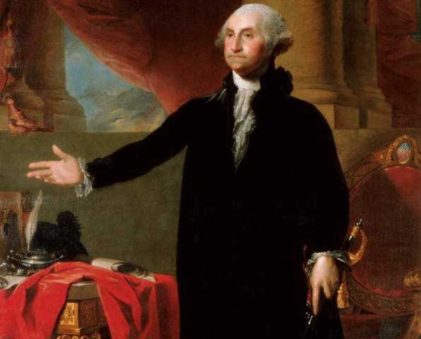 President George Washington delivers Union Address