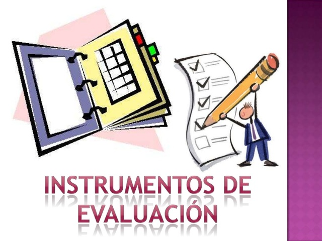 Instrumentos de evaluación