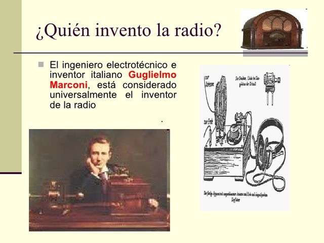 invento del radio