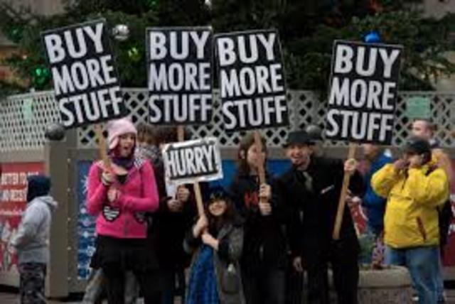 Consumerism takes off