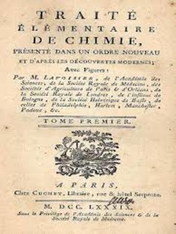 Traducción del libro “El Tratado Elemental de Química” de Antoine Laurent Lavoisier