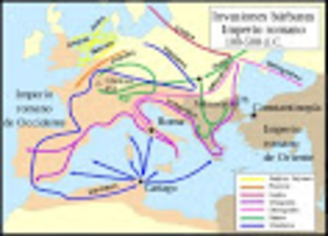 En España la invasión y la ocupación germana